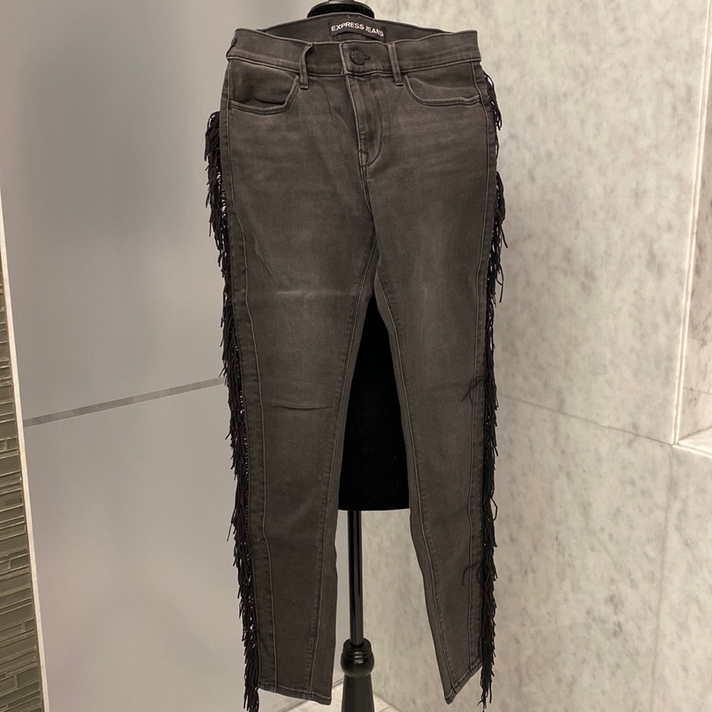 Fringe jeans